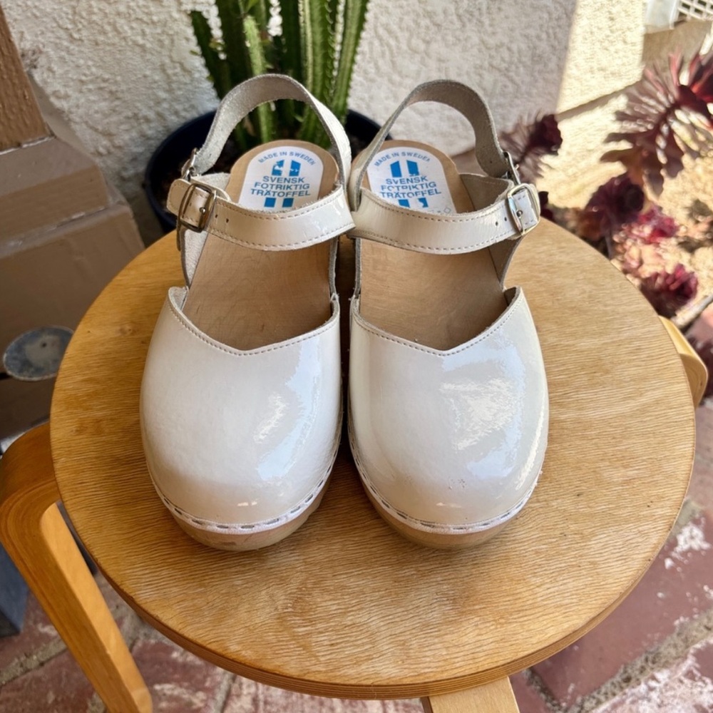 Wooden Swedish clogs